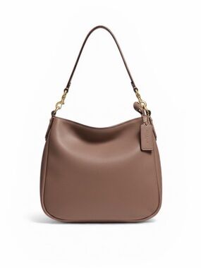 Coach Cary Shoulder Bag Taupe Pebbled Leather Crossbody Strap NWT Dust Bag